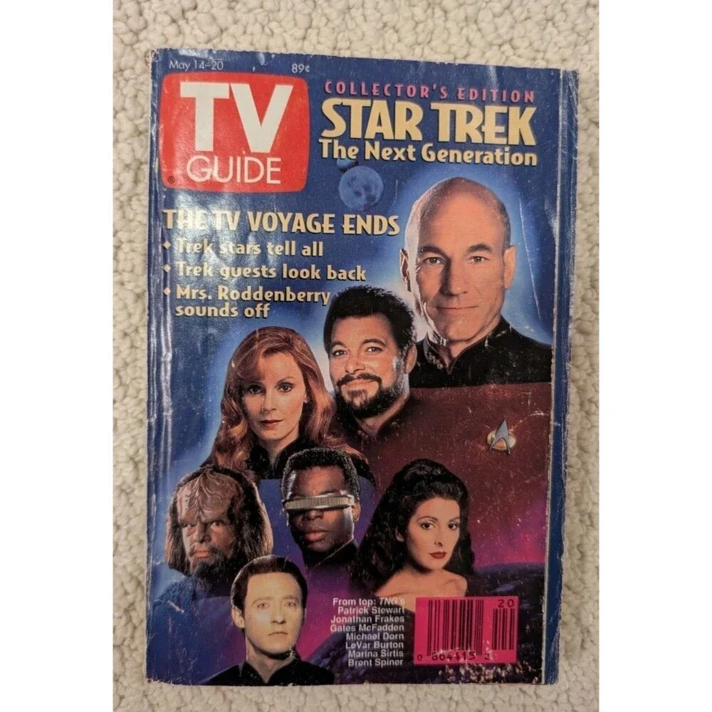 MAG: TV Guide 5/14/1994-Star Trek The Next Generation-Collector's Edition-VF